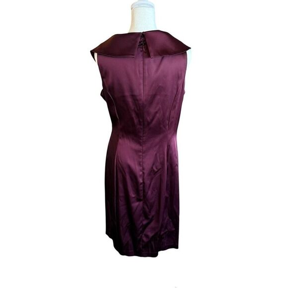 Calvin Klein formal purple wrap dress size 10 - Picture 3 of 4